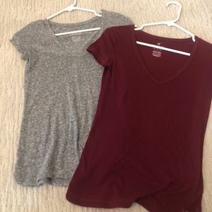 two v necks